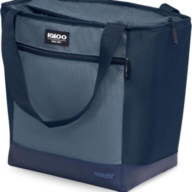 Igloo MaxCold Soft Coolers, Insulated Soft Sided Cooler Bag, Foldable Reusable & Leak Proof Food Grocery Bag, Portable Travel Cooler